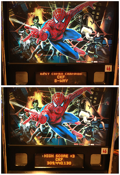High scores on Spider-Man