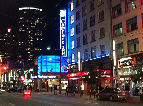 The Comfort Inn, Vancouver