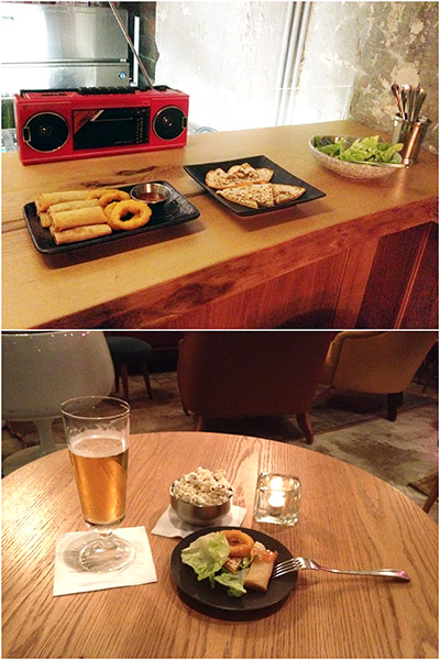 Like the pinball, the snacks are free