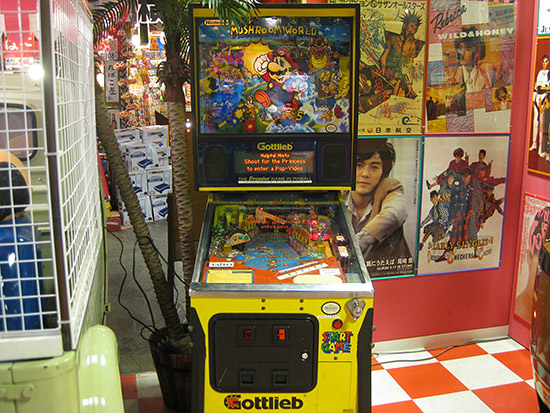 The ninth - a Gottlieb Super Mario Bros. Mushroom World