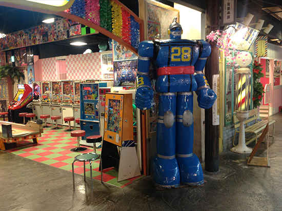 Iron Man guards the entrance