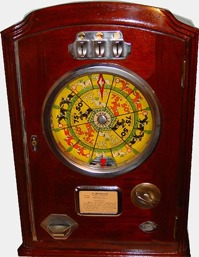 A Bussoz roulette machine