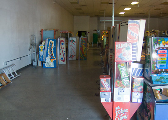 Machines not yet set up