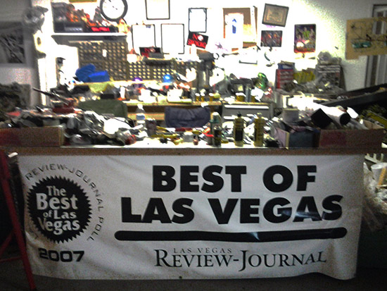 The repair area