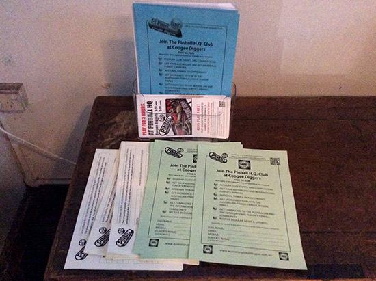 Application forms for the league
