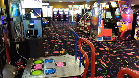 Dance and driving games in the video section