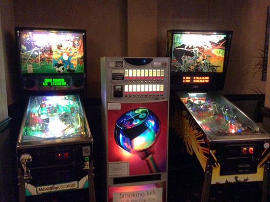 Pinballs at the Queen Victoria Hotel