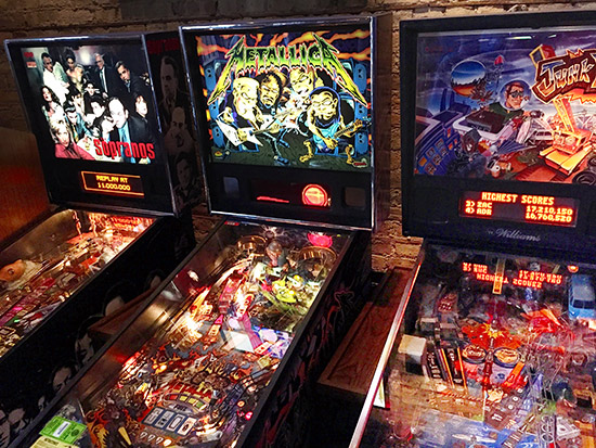 The three pinballs at Replay