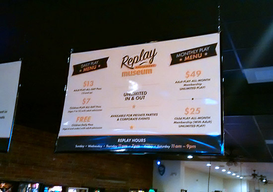 Prices for daily or monthly entry