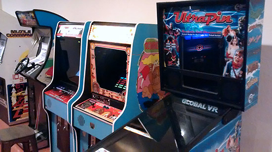 An UltraPin marks the start of the video game section