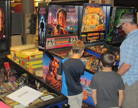 Some of the newer games at the Museum