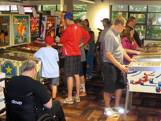 A busy Friday in July