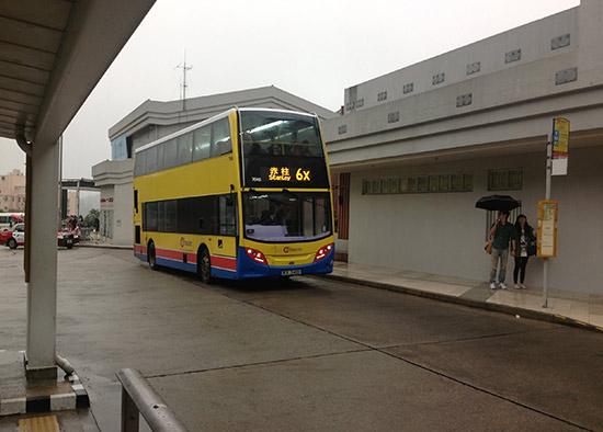 The 6X bus to Saffron Bakery Cafe