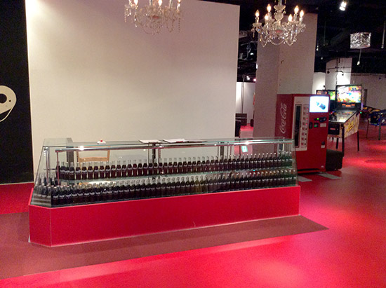 The reception desk