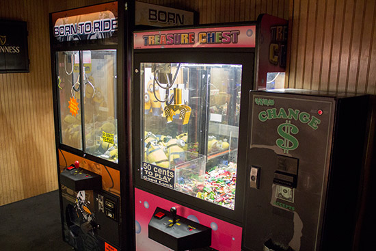 The change machine with two grabbers