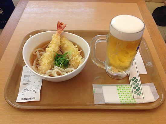 One last meal before leaving