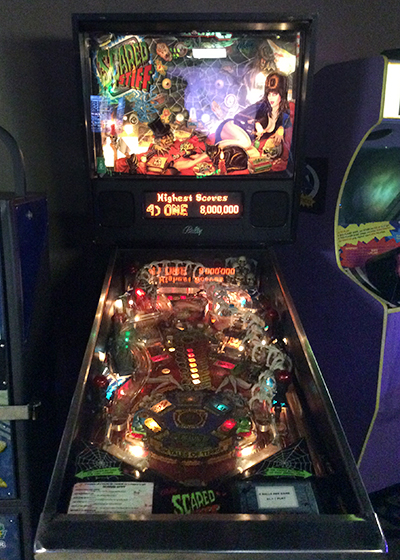The Scared Stiff pinball