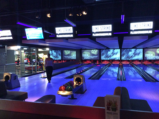 Strike Bowling's twelve lanes