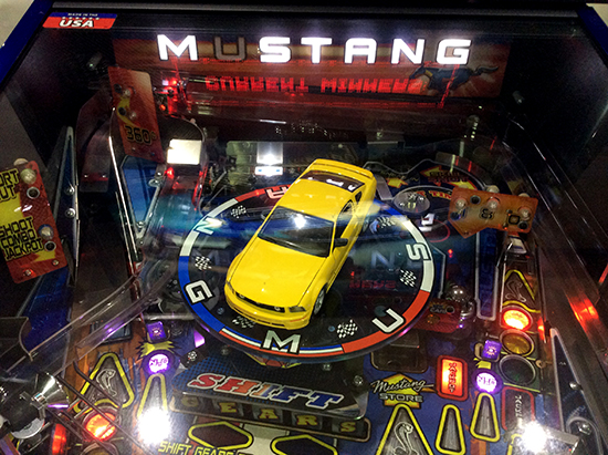 Mustang LE's playfield