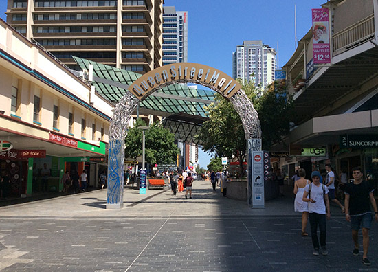 Queen Street Mall in Brisbane